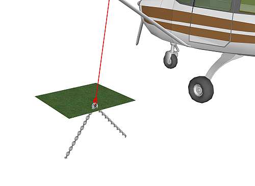 C172 anchorec with 2 Sherman ring anchors