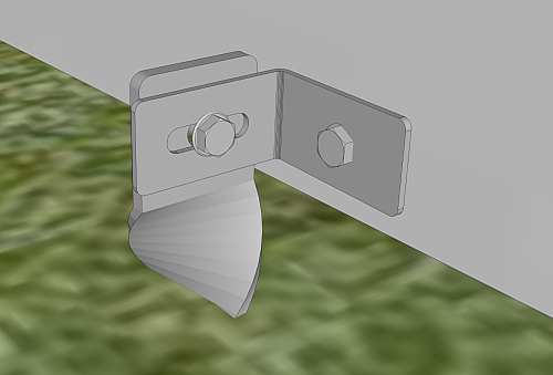 Static shelter fixed with D505 bracket