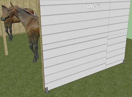 Erdanker anchors on a field shelter