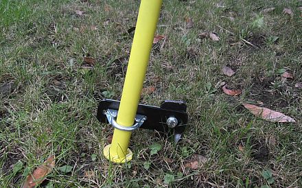 Anchoring a swing with a tube anchor