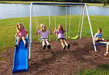 Double swing. Click for details on anchoring a swing