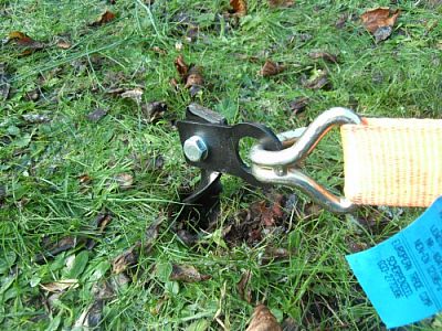 Anchor and G405 to support tree